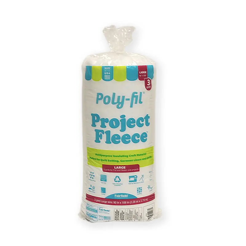 Poly-Fil Project Fleece Batting – Lightweight Quilting And Craft Battings Roll 1