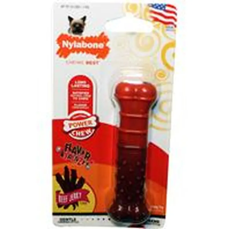 Power Chew Textured Bone Toy – Medium-Sized Beef Jerky–Flavored Chew 1