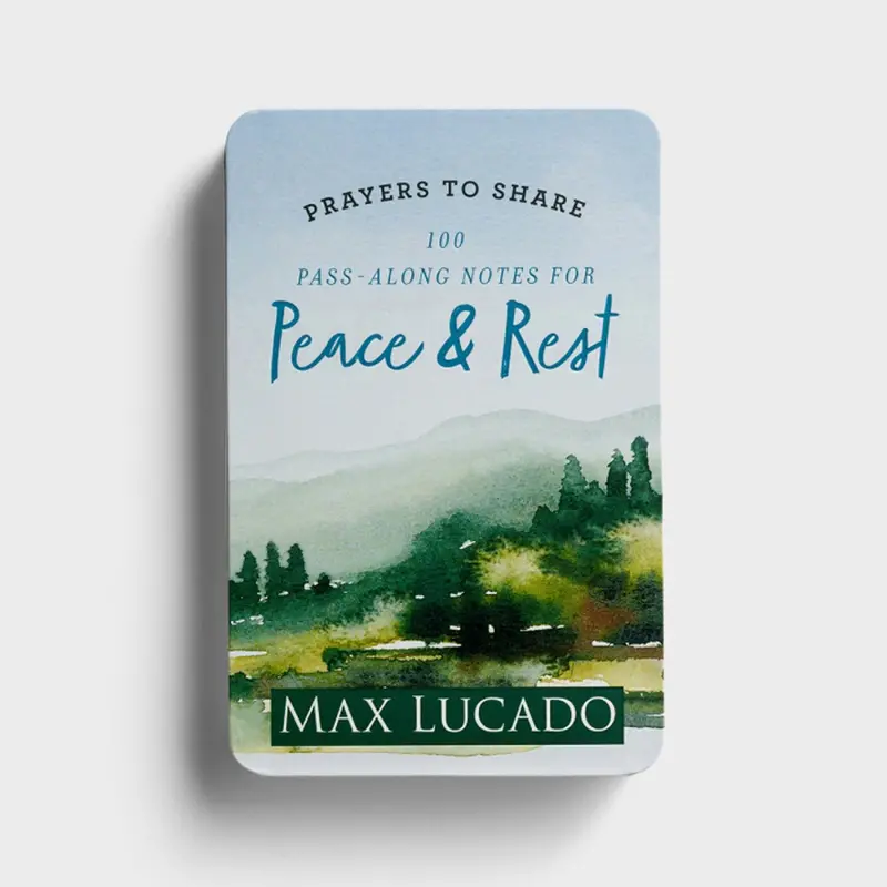Prayers To Share By Max Lucado – 100 Tear-Out Encouragement Notes (J7487) 1