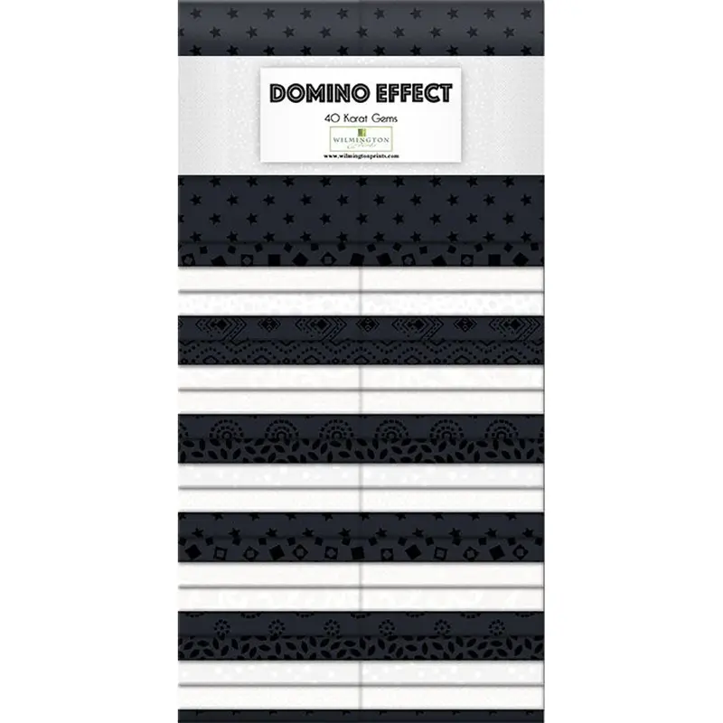 Pre-Cut Cotton Strips With Karat Gem Motifs (842) 7