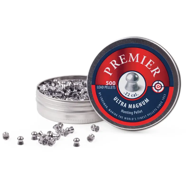 Premier Domed .22 Caliber Pellets – 500-Count Precision Airgun Ammo 1
