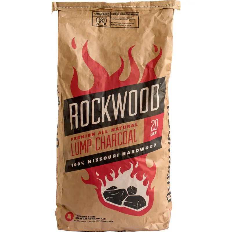 Premium All-Natural Hardwood Lump Charcoal – High-Heat Grilling Fuel Rw20 1
