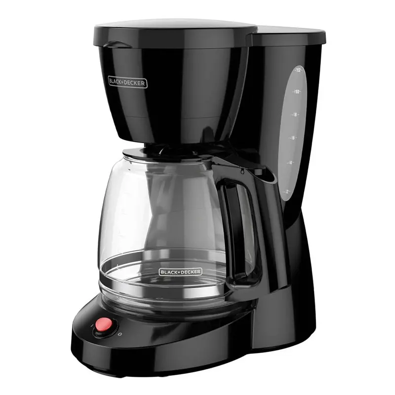 Programmable 12-Cup Black Drip Coffee Maker With Auto-Shutoff 1