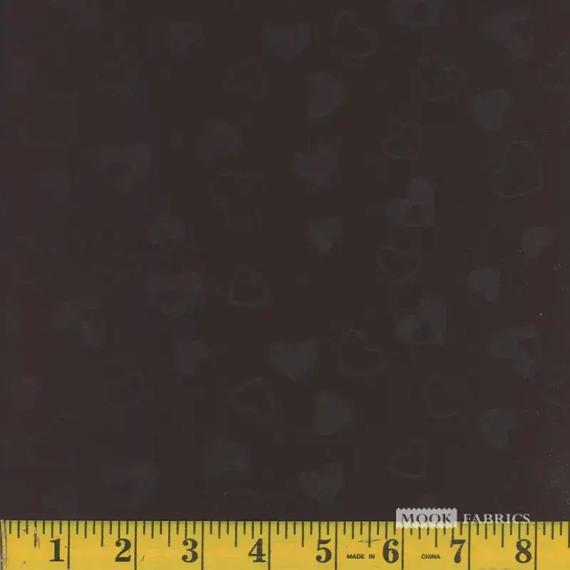 Puff Polyester Fabric – Solid Heart Pattern Yardage (1377) 1