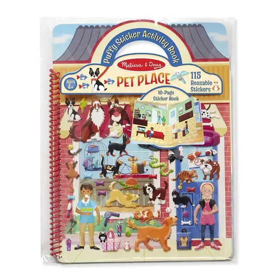Puffy Sticker Pet Place Activity Book – Creative Play & Learning (9429) 1