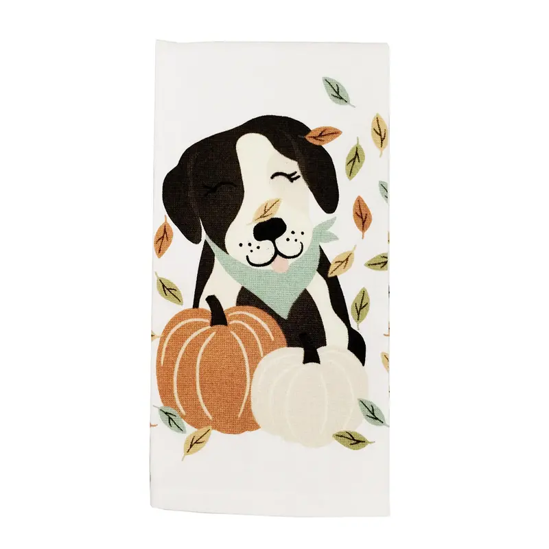 Pumpkin Pooch Dual-Function Kitchen Towel (18323) 1