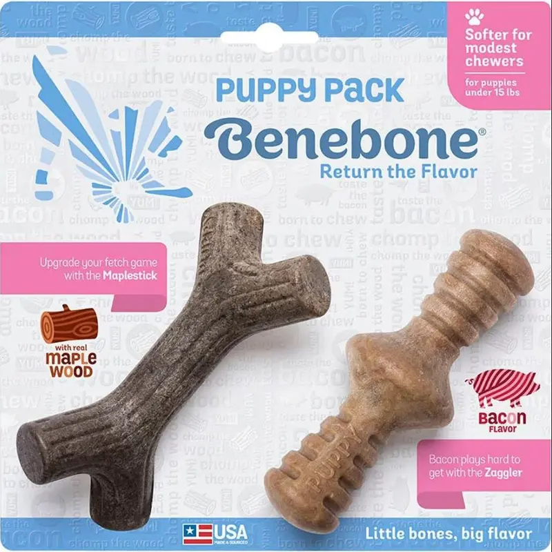 Puppy Starter Pack – Maplestick & Zaggler Chew Toys (650400) 1