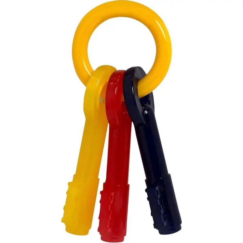 Puppy Teething Keys Chew Toy – Textured Bpa-Free Design 1