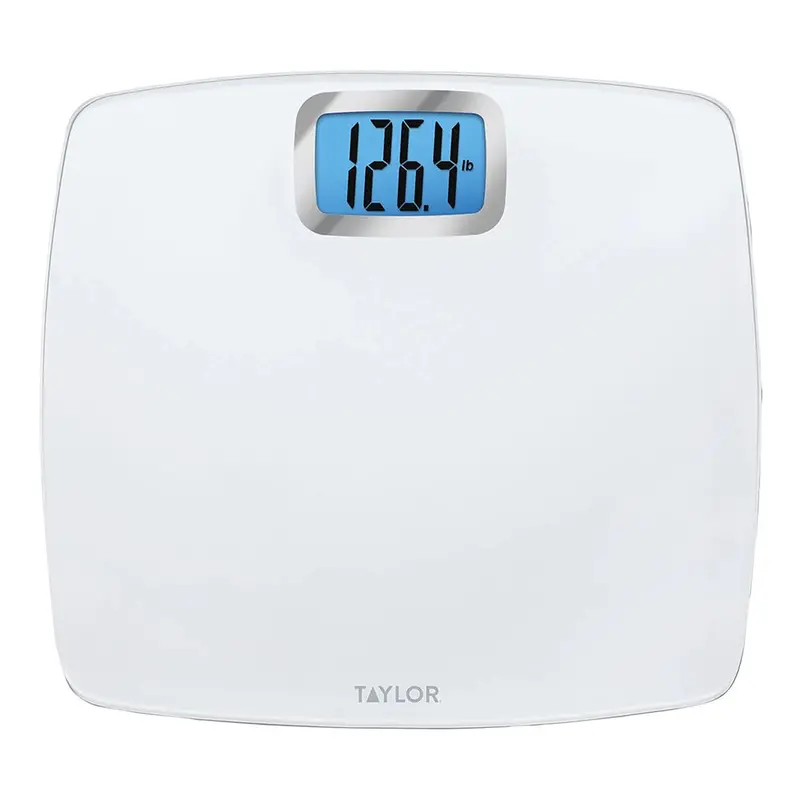 Pure White Digital Bathroom Scale With High-Precision Sensors 1