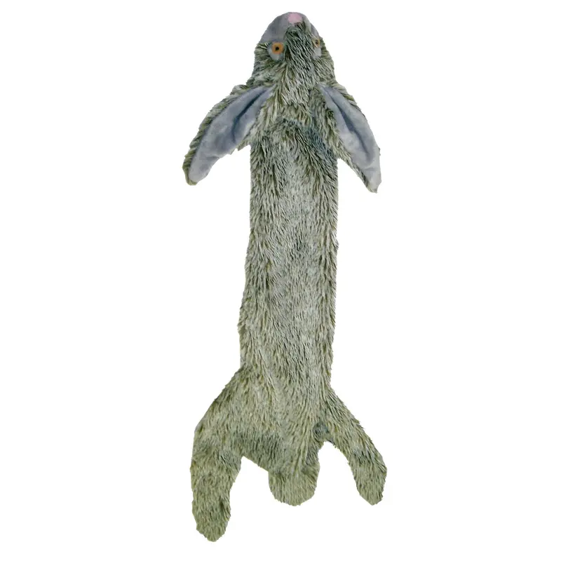 Rabbit Squeaky Dog Toy – Skinneeez Soft Plush Style 1