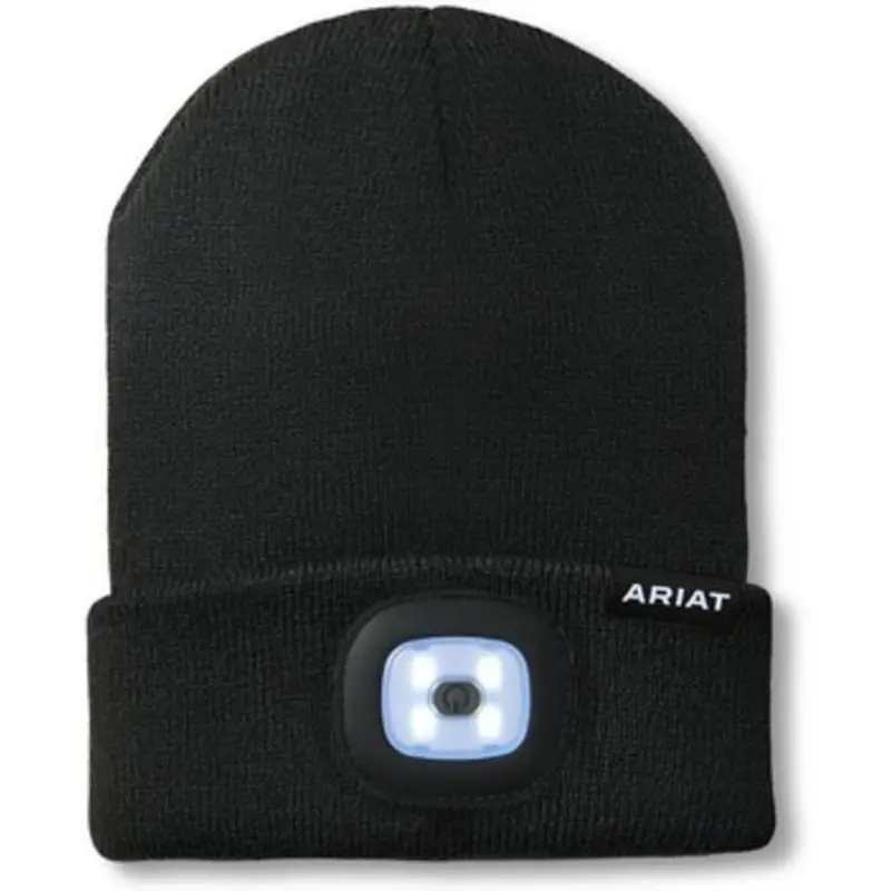 Rebar-Branded Led Headlight Beanie For Hands-Free Lighting 1
