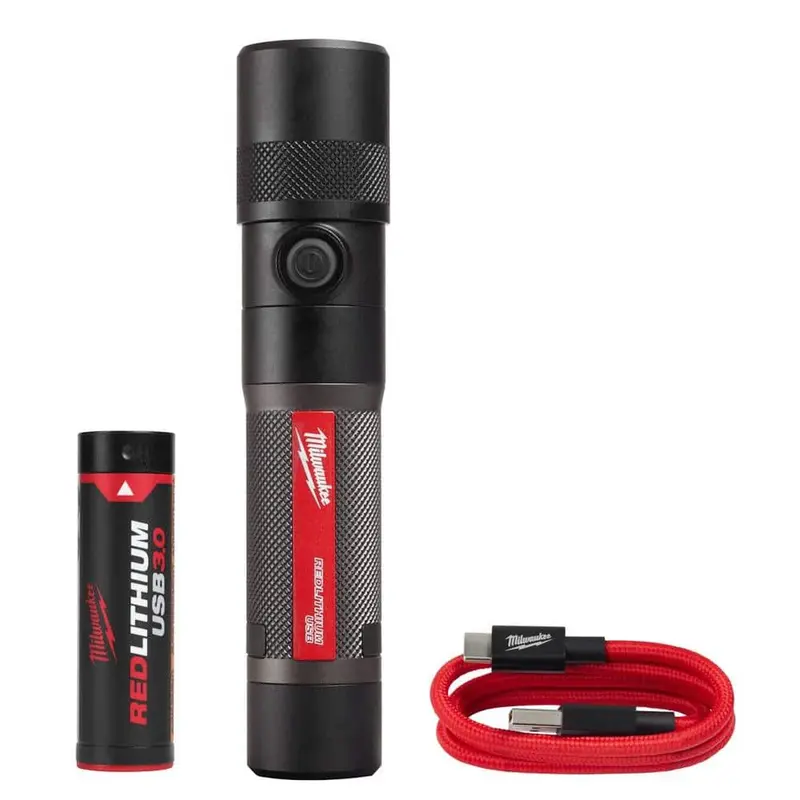 Redlithium Usb Rechargeable Twist-Focus Flashlight – 1100 Lumen 1
