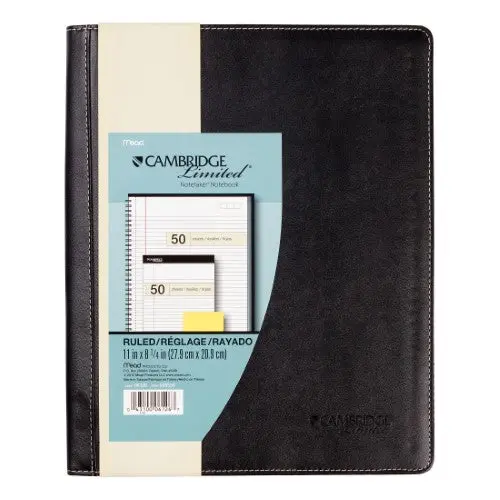 Refillable Cambridge Notetaker Notebook – Eco-Friendly Writing Journal (Model 06126) 1