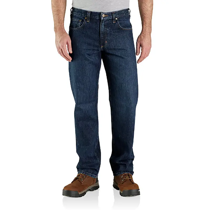 Relaxed-Fit Five-Pocket Denim Jeans For Men 1
