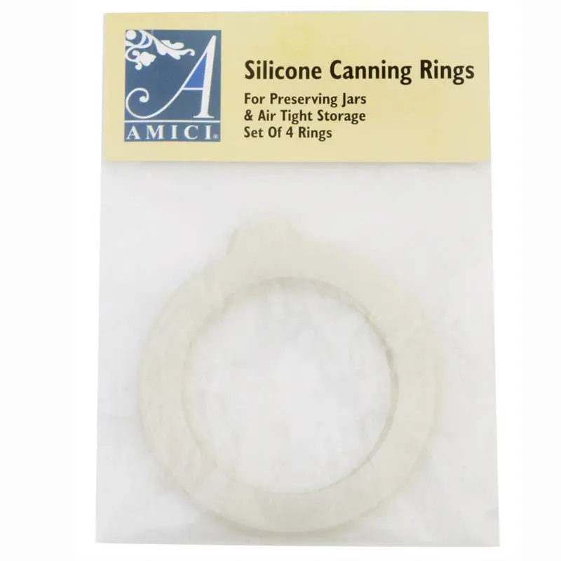 Replacement Jar Rubber Seals – 4-Pack For Mason Jar Lids (9924) 1
