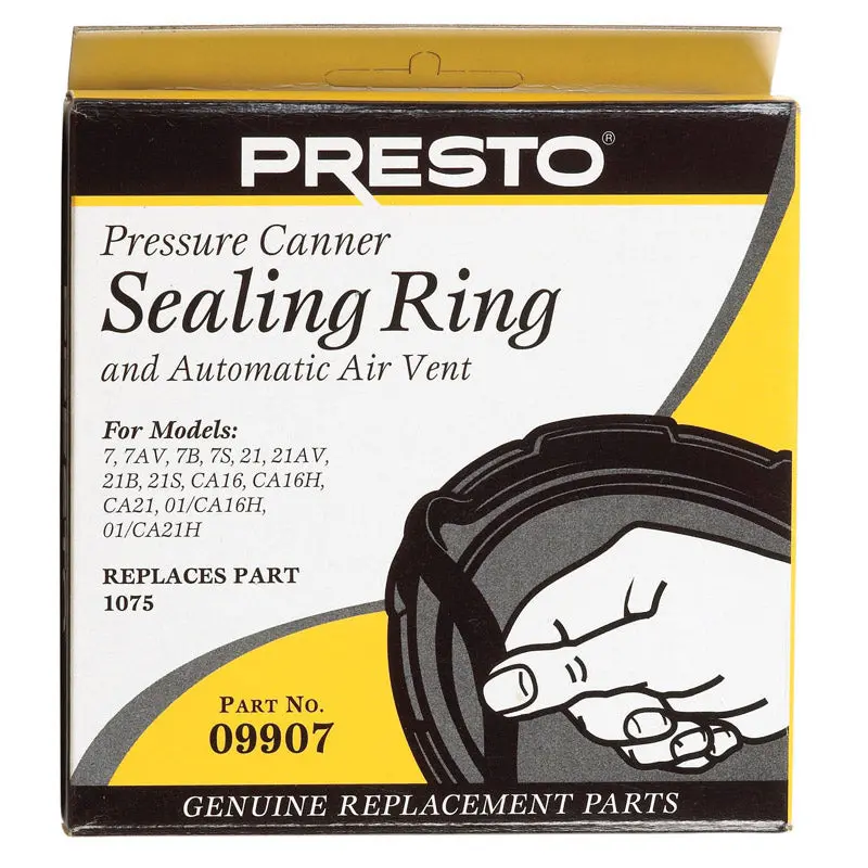 Replacement Sealing Ring And Air Vent For Pressure Cookers (Model 09907) 1