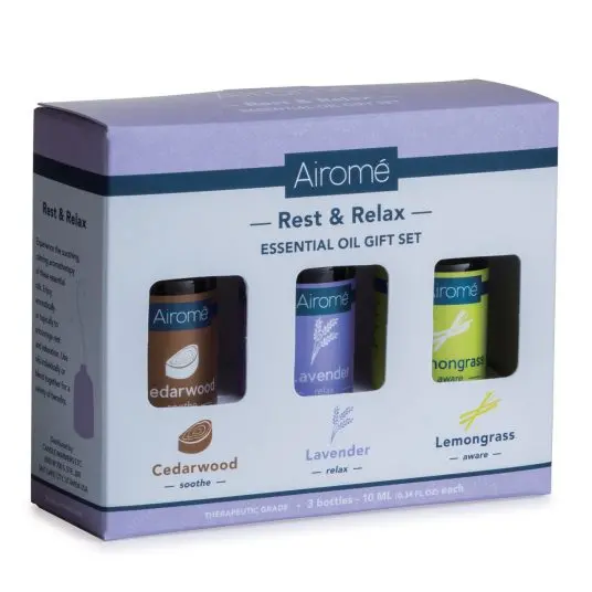 Rest & Relax Essential Oil Gift Set – Calming Lavender, Chamomile & Bergamot Blends (Ecomb26) 1