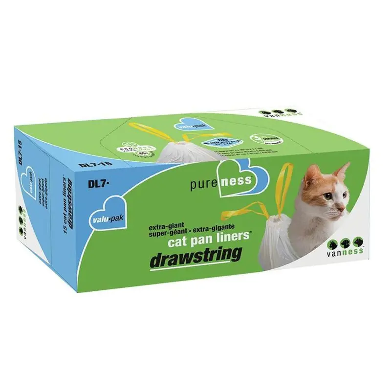 Reusable Drawstring Liners For Cat Litter Pans 1