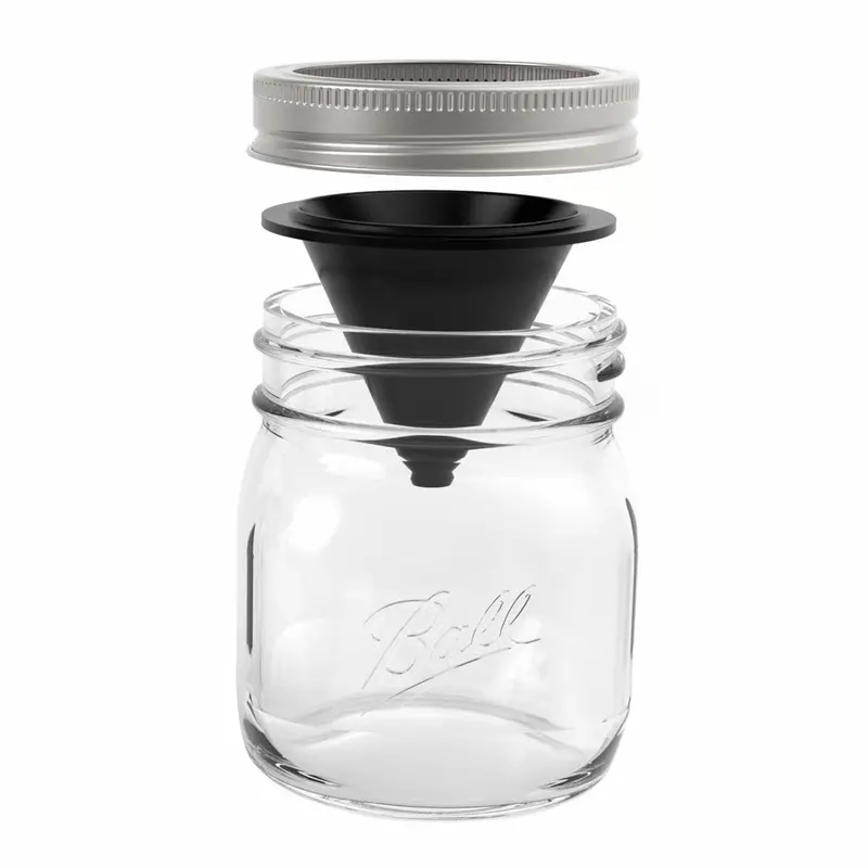 Reusable Mason Jar Fruit Fly Trap Attachment Kit 1