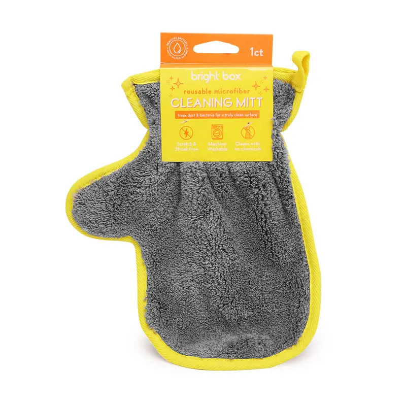 Reusable Microfiber Cleaning Mitt – Washable, Lint-Free Surface Wipe 1