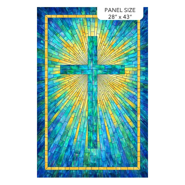 Risen Collection Cotton Craft Panel – 18" X 18" Printed Fabric Square (Dp28660-48) 1