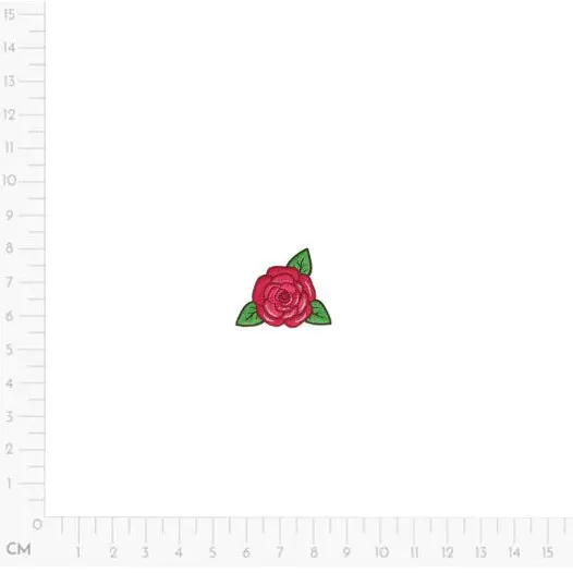 Rose Applique Embellishment – Sew-On Floral Accent M16469 1