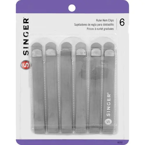 Ruler-Style Hem Clips – Adjustable Sewing Aid #S-00707 1