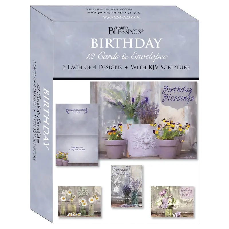 Rustic Birthday Greeting Cards – Premium Boxed Set Sbeg22357 1