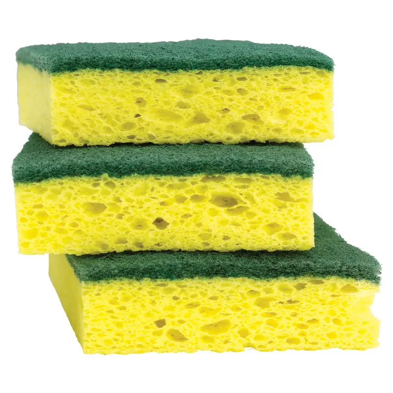 Scotch-Brite Heavy-Duty Scrub Sponges – 3-Pack Non-Scratch Cleansing Pads For Tough Grime 1