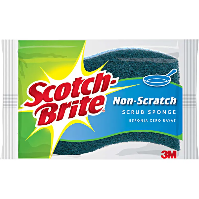 Scotch-Brite Non-Scratch Dishwashing Sponge – Gentle Cleaning Pad 1
