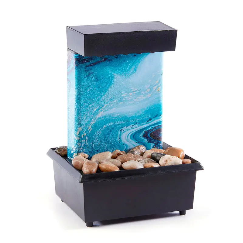 Serene Falls Indoor Tabletop Water Fountain – Ceramic Design 097793 1