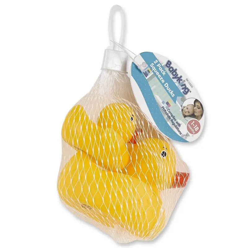 Set Of 2 Duck-Shaped Floating Bath Toys – Fun Water Play Set Bk10000 1