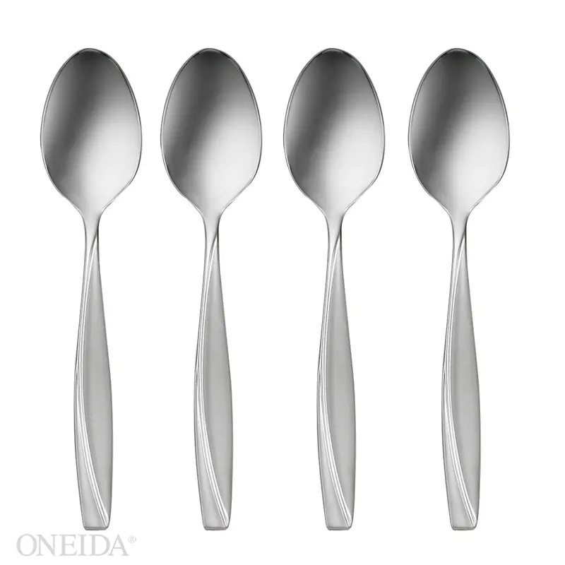 Set Of Four Stainless Steel Dinner Teaspoons – Polished Finish 1