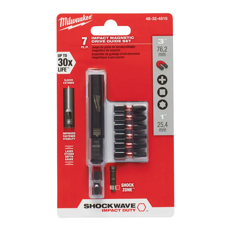 Shockwave Impact-Duty Magnetic Drive Guide Set – 7-Piece Alloy Steel Kit 1