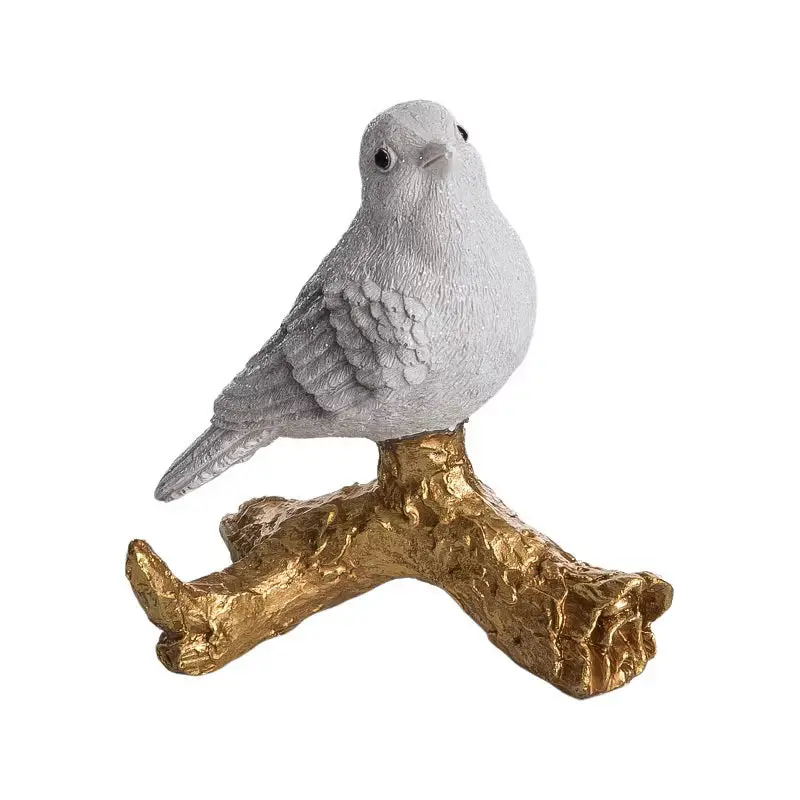 Single Bird Perched On Branch Ceramic Figurine – Nature-Inspired Decor Tc05467 1