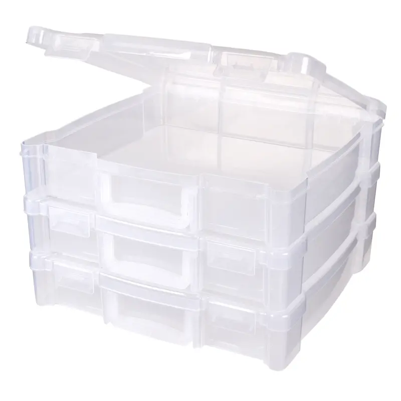 Single-Tier Collapsible Storage Box – Lightweight Organizer Bin With Handles (Model 6913Ab) 1