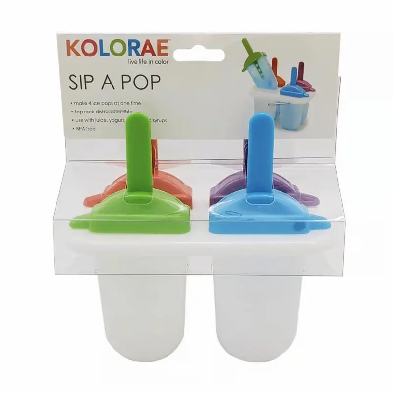 Sip-A-Pop Reusable Ice Pop Mold For Frozen Treats - Kol-0028 1