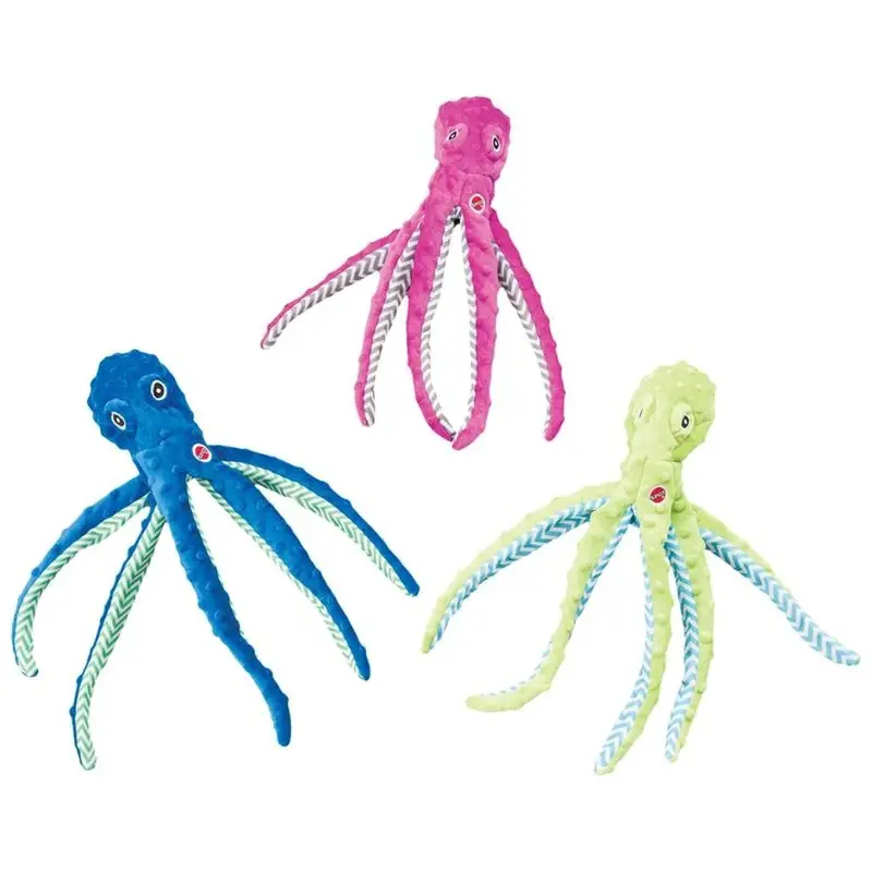 Skinneeez Extreme Octopus Dog Toy With Multiple Squeakers 1