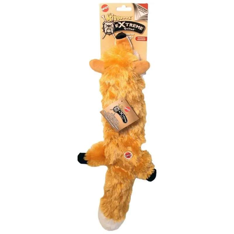 Skinneeez Extreme Quilted Fox Plush Dog Toy – Model 54216 1