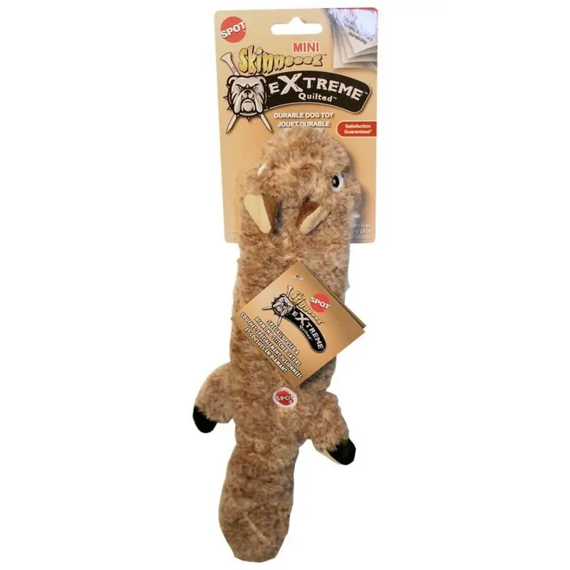 Skinneeez Extreme Quilted Squirrel Plush Dog Toy – Model 54189 1