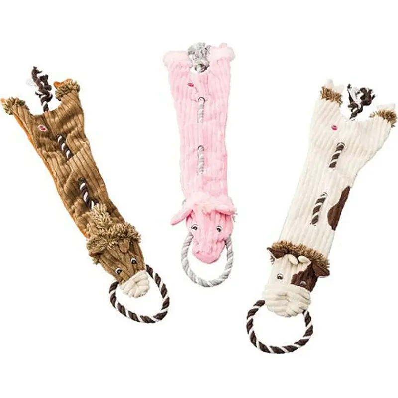 Skinneeez Tugs Barnyard Animal Plush Dog Toy Set – Model 54183 1