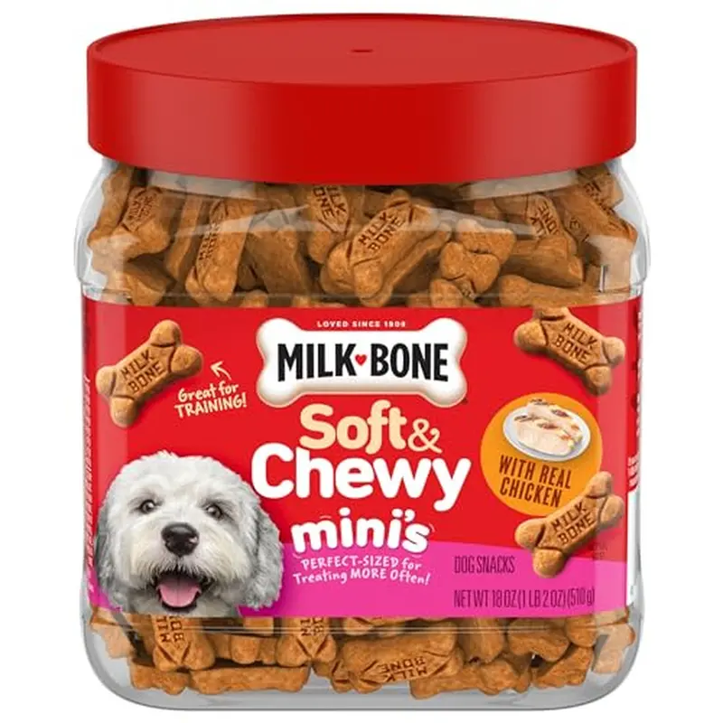 Soft & Chewy Mini Dog Treats With Real Chicken – 18 Oz 1