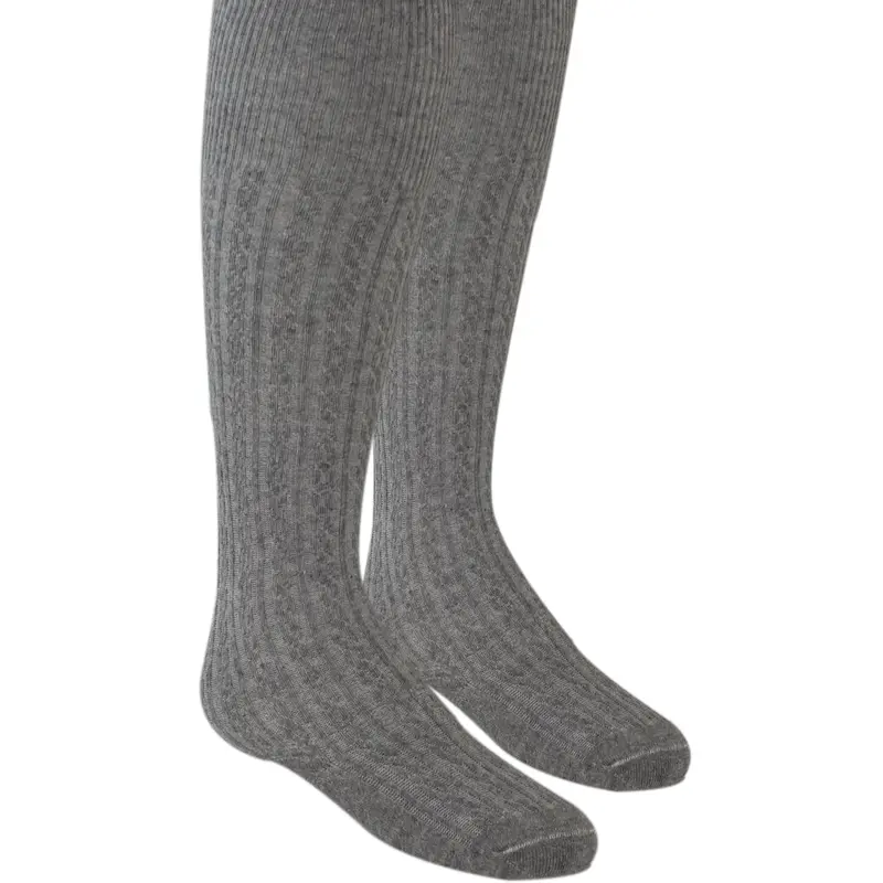 Soft Gray Baby & Toddler Tights – Stretchy Knit Legwear For Girls 1