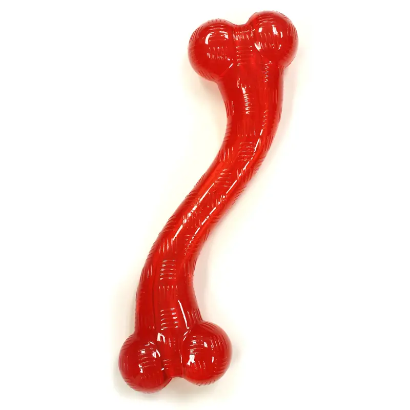 Spot Play Strong S-Curved Rubber Chew Toy – 12 Inches 1