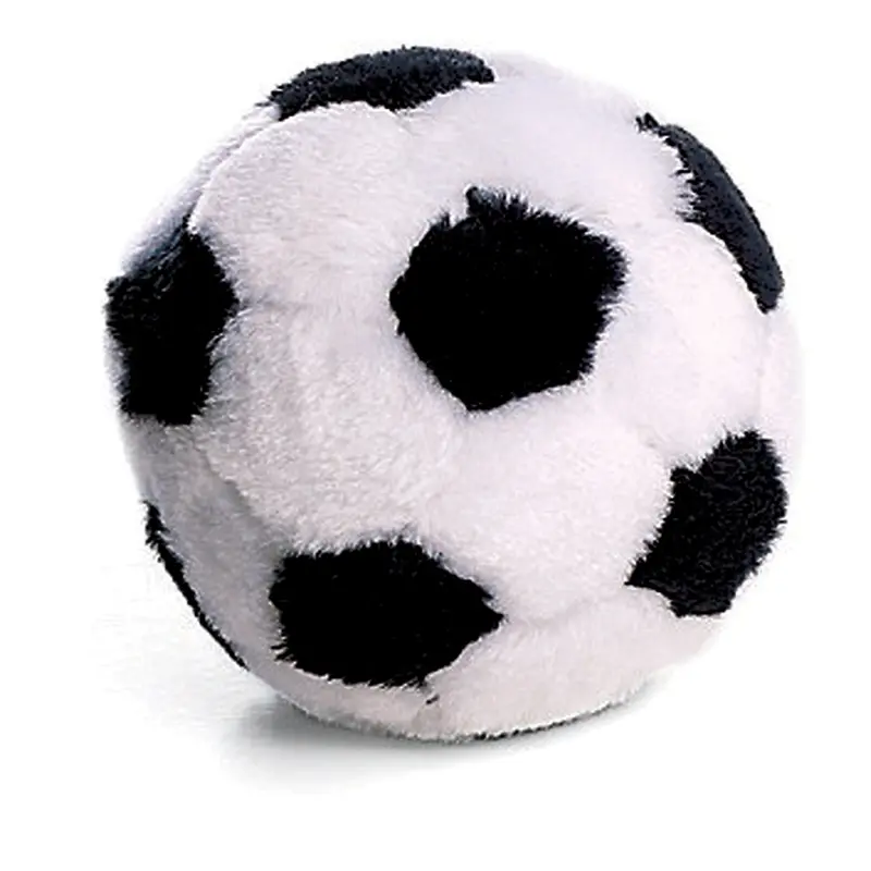 Squeaky Soccer Ball Plush Dog Toy – Sporty Soft Chew Toy 1