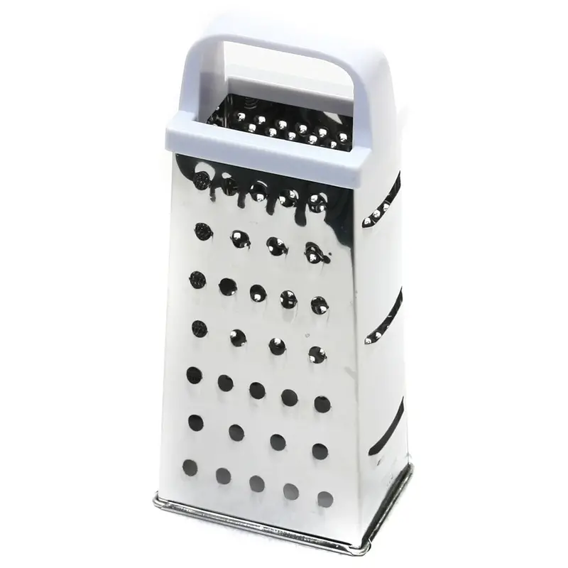 Stainless Steel 4-Sided Multi-Grater – Compact Kitchen Grating Tool With Four Cutting Surfaces 1