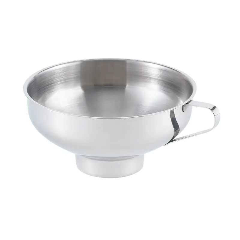 Stainless Steel Canning Funnel With Wide Mouth For Mess-Free Preserving 1