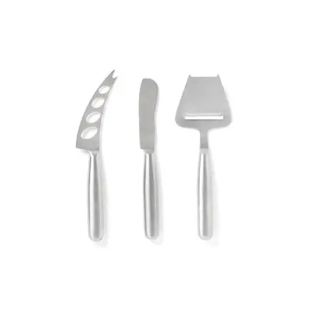 Stainless Steel Cheese Knife Set – 3-Piece Gourmet Cutting Collection 1