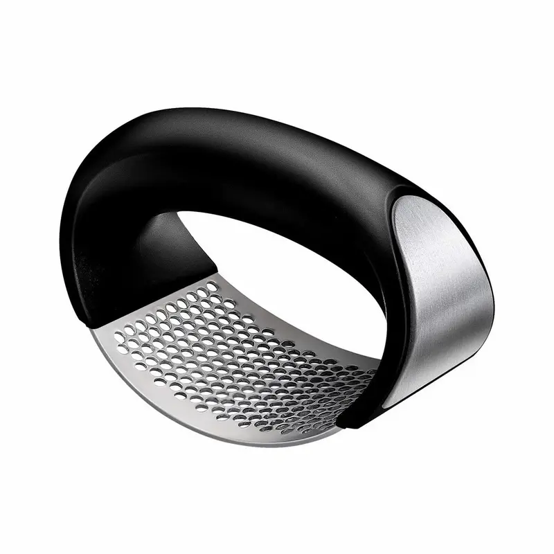 Stainless Steel Garlic Press & Rocker – Ergonomic Kitchen Tool For Crushing Garlic 5623 1