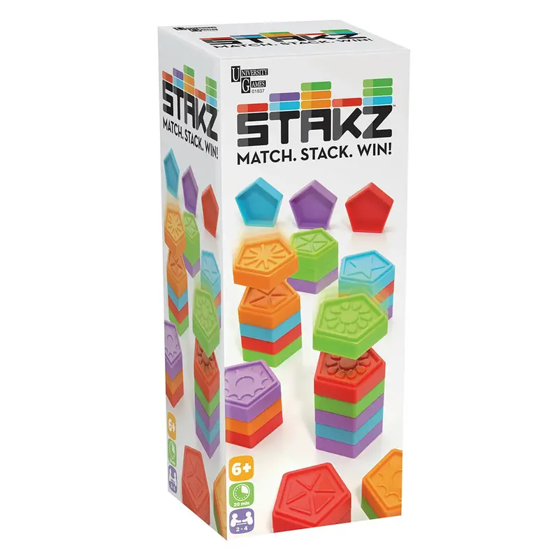 Stakz Strategy Board Game – Stackable Tile Challenge (Game #1843) 1